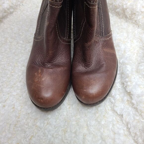 Timberland Earthkeepers Waterproof Leather Mid Calf Pull-on Boots sz 8.5 - Picture 2 of 9